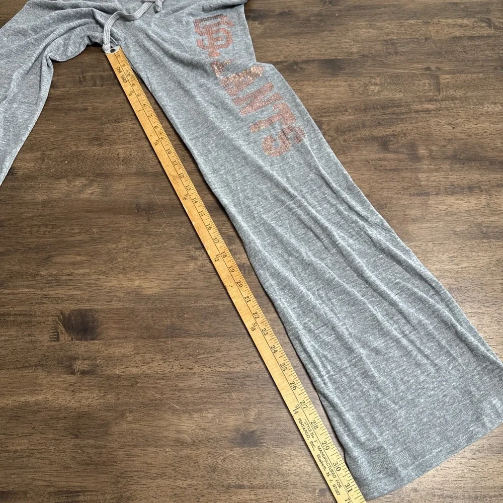 MLB‎ Soft As A Grape SF Giants Gray Lightweight Lounge Pants Women's Size S NWT